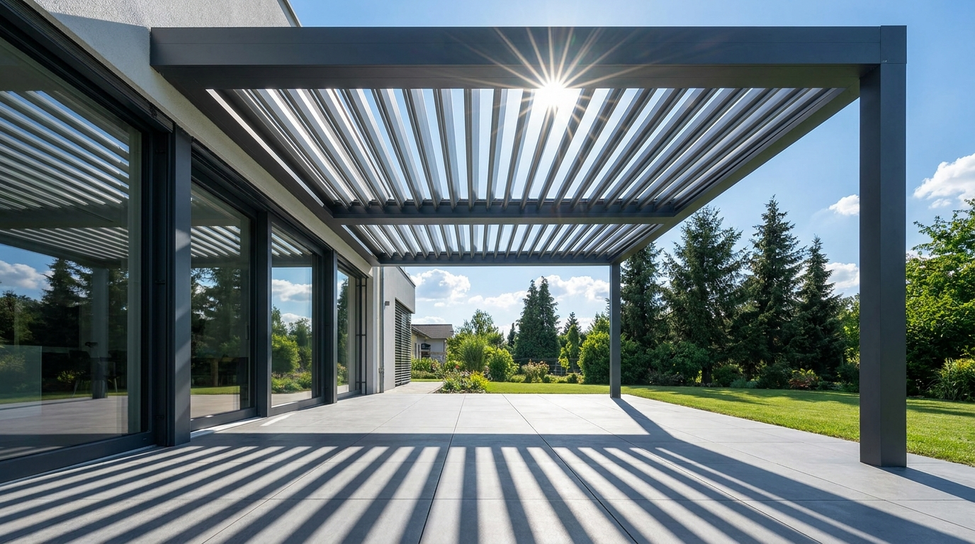 Pergola z lamelami
