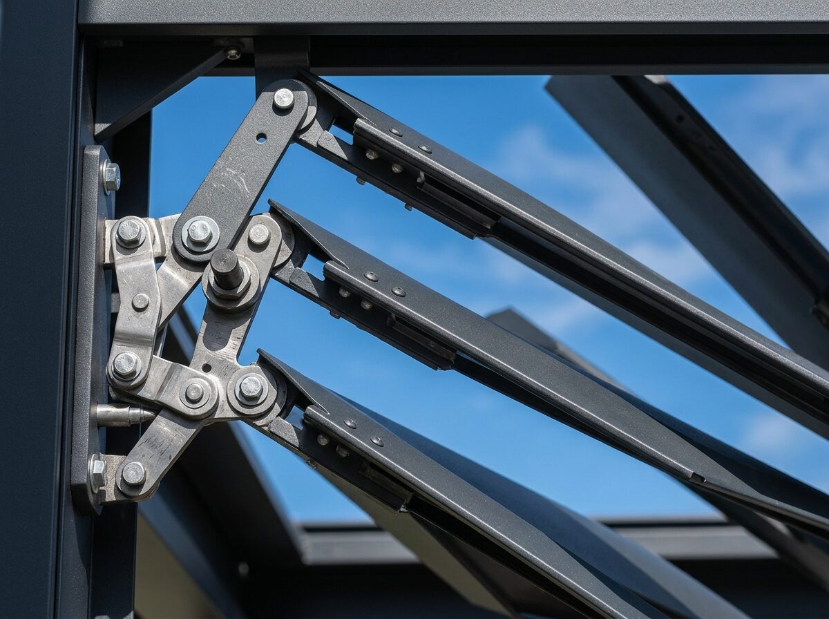 Obrotowe lamele aluminiowe