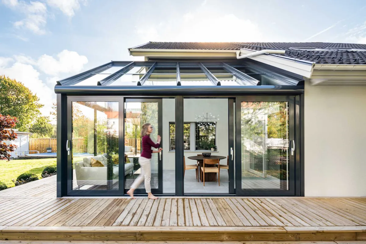 SDL Akzent plus, SL 160 - realizacja Solarlux, Szwecja